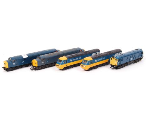 A collection of 5x vintage Hornby &amp; Lima 00 gauge Intercity HST locomotives. Comprising of; Hornby 24143, Hornby 43010, H