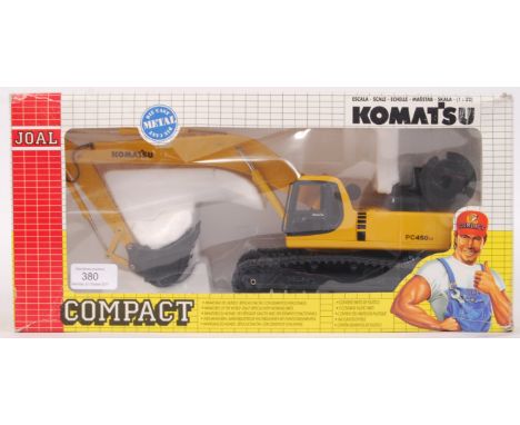 A vintage Joal Compact precision diecast 1:32 scale model Komatsu No. 226 PC450LC Excavator. Appears mint+, within the origin