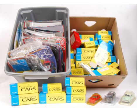 A LARGE collection of Corgi Solido ' A Century Of Cars ' diecast models. All mint - many within their original boxes, some st
