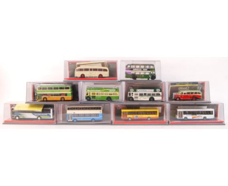 A collection of 10x Corgi Original Omnibus Company 1:76 scale diecast model buses. Each limited edition, within the original 