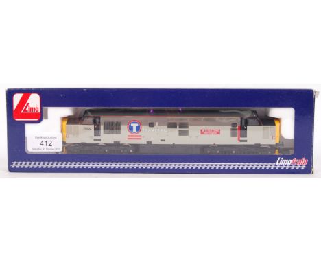 A Lima Models 00 gauge railway trainset locomotive No. L2004983 Class 37505 British Steel Workington. Within the original box
