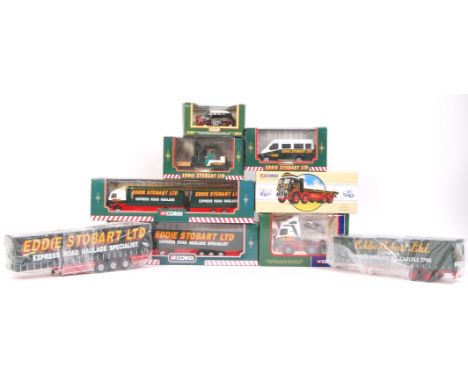 A good collection of assorted Corgi 1:43 &amp; 1:50 scale Eddie Stobart diecast models. Comprising of; CC12405, 59502, 59516,