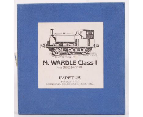 An original vintage Impetus 4mm scale ' Etched Brass Kit,' railway locomotive kit. ' M. Wardle Class 1.' Appears unused, and 