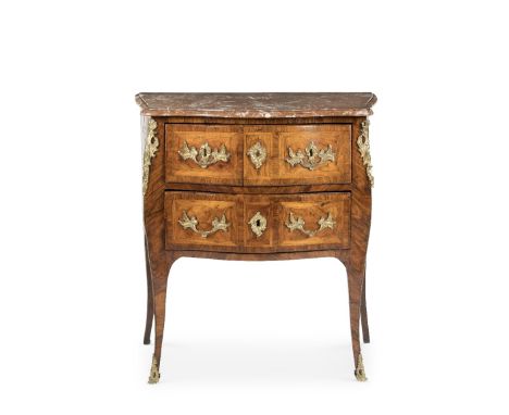 A Louis XV kingwood, rosewood and gilt metal mounted commode By Louis Michel Lefèvre, French, second half 18th century The se