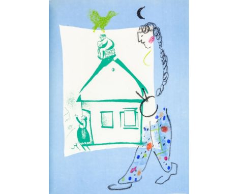 Chagall, Marc - - Cain, Julien. Chagall Lithograph (I). Mit 12 (10 farbigen) Original-Lithographien (inklusive Umschlag) von 
