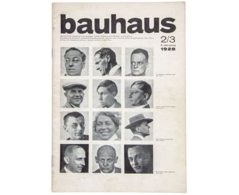 Bauhaus - - Bauhaus. Zeitschrift für Gestaltung. 2. Jg. 1928, Heft 2/3. Herausgeber Hannes Meyer. Schriftleitung: Ernst Kálla