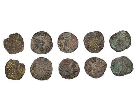 KINGS OF NORTHUMBRIA, Æthelred II (first reign), Styca, Whitræd, + edilred rex around rosette of pellets, rev. +dihtrd around
