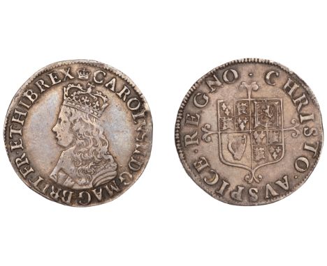 Charles II (1660-1685), Hammered coinage, First issue, Shilling, mm. crown on obv. only, 5.92g/6h (ESC 273 [1009]; N 2762; S 