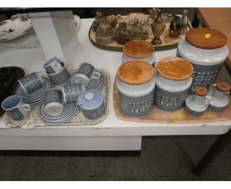 2 Trays of Hornsea Tapestry Tea Ware