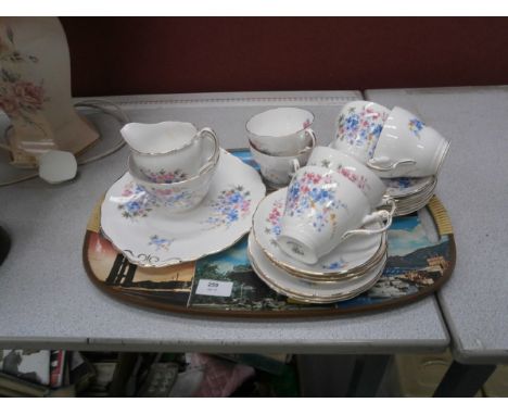 Regency Bone China Tea Set - 21 Pieces