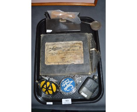 Vintage Collectibles Including Auto Car Road Map, Dunlop Cycling Tool Kit, etc.
