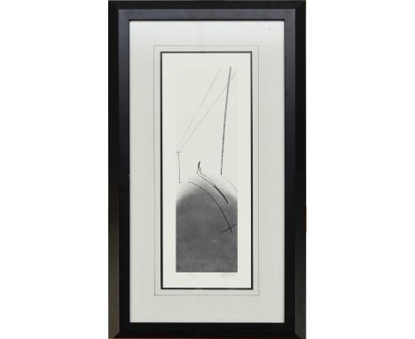 Mackenzie Thorpe (British Contemporary) Walking Through the Telegraph Poles, signed pencil bottom right, numbered 775/850 bot