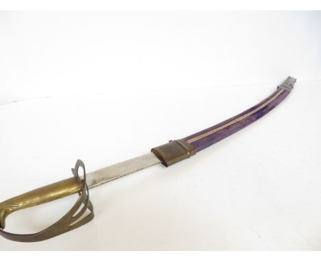 Indian display sword &amp; scabbard 