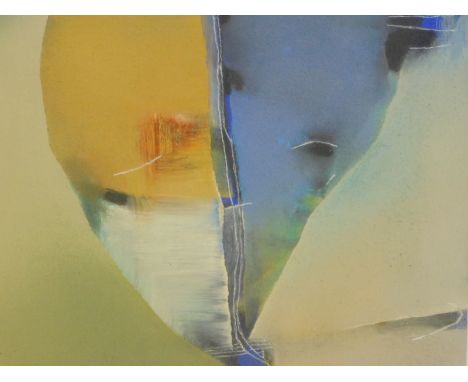  David Blackburn (b.1944). Golden Light Beach, pastel on paper, signed and dated 1999, titled verso, 37cm x 48cm. Label verso