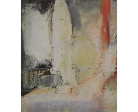  Kenneth Draper (b.1944). Quarry, pastel on paper, signed, titled and dated (19)91, 43cm x 49cm. Label verso Hart Gallery, Lo