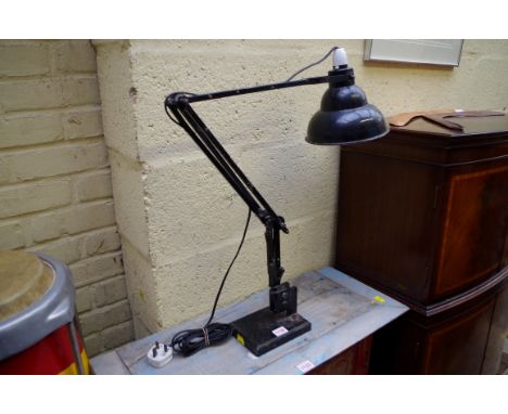 A vintage Air Ministry Anglepoise lamp. 