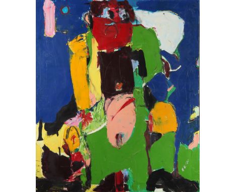 Glyn HUGHES
Cypriot born Britain, 1931-2014
 
Figure
signed lower right
signed and dated 95 on the reverse
oil on canvas
108 