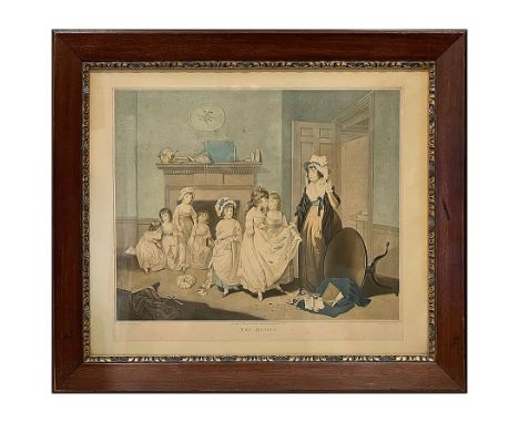 After William Redmore Bigg. Two hand coloured stipple engravings by William Ward'The Truants' and 'The Romps', on wove, publi