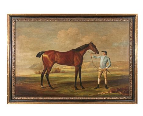 AFTER GEORGE STUBBS (c.1800)Molly LonglegsOil on canvas, 79 x 118cmsThe original painting by Stubbs is part of the collection