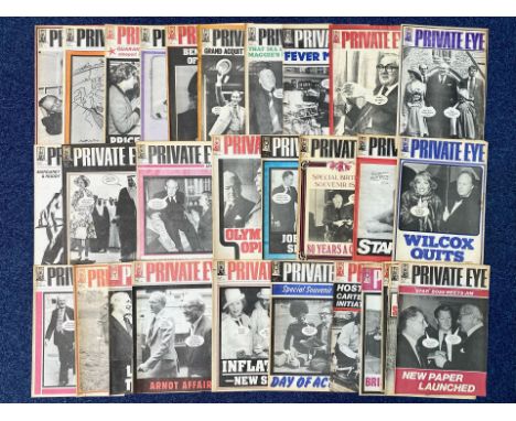 Private Eye Magazines (87 In Total) - A Collection of Vintage Private Eye Magazines from 1981 to 1987 - Margaret Thatcher era