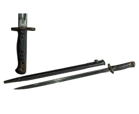 UK Pattern 1907 Bayonet & Scabbard. 