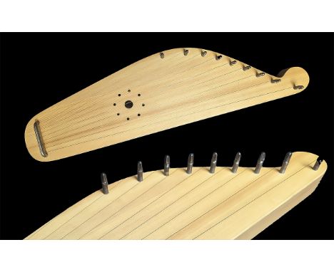 Russian Psaltery 9 String Lebedushki, light wood, in case, excellent condition.  The psaltery is so easy to play that you can