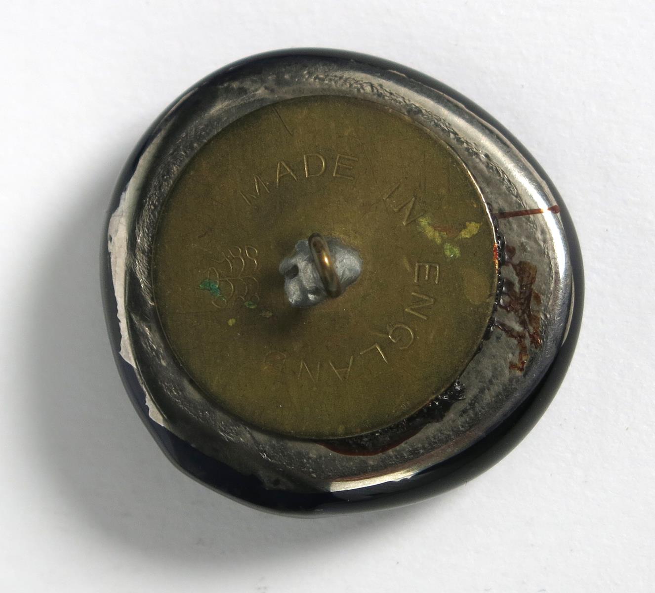 A collection of 51 Bimini glass buttons, various designs, including