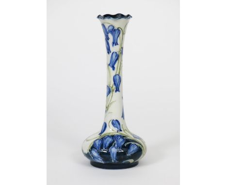 'Harebell' a James Macintyre &amp; Co vase designed by William Moorcroft,  compressed body with tall cylindrical neck and eve