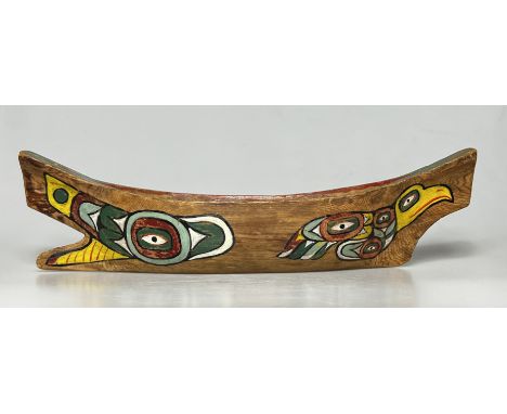 Decorated with stylised figures.  34cm long.  Good overall.  Ex R. Rey private collection, London, UK. Ex UK private collecti
