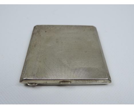 Birmingham Silver Compact with Engine Turned Decoration - 90 grams 