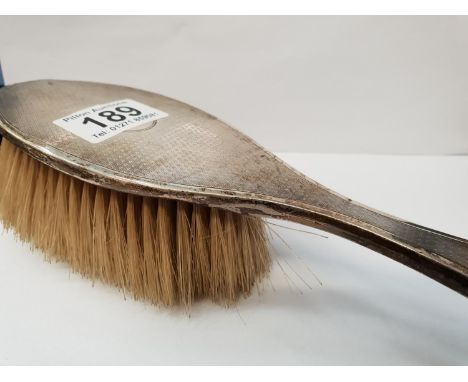 Birmingham Silver Engine Turned Hand Brush