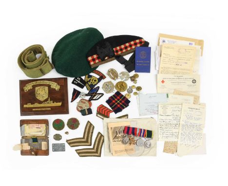 Second World War - Operation Chariot (St. Nazaire Raid) - A DCM Group of Four Medals, awarded to 2929382 Lance Sergeant Donal