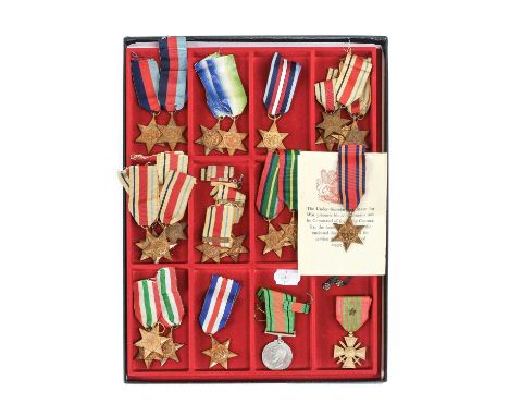Twenty Four Single Second World War Medals, comprising 1939-45 Star x2, Atlantic Star x2, Arctic Star x1, Africa Star x10 (tw