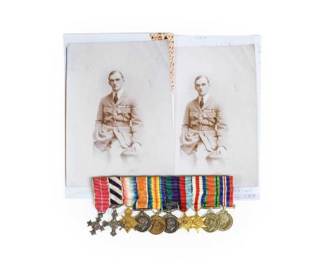 A First/Second World War Group of Ten Miniature Medals, thought to have been awarded to Lieutenant Sydney Bull, R.A.F., compr