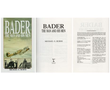 Bader The Man and His Men by Michael G Burns 1990 First Edition Hardback Book with 322 pages published by Arms and Armour Pre