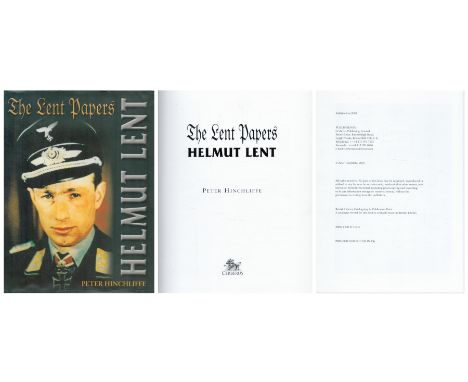 The Lent Papers Helmut Lent by Peter Hinchcliffe 2003 First Edition Hardback Book with 304 pages published by Cerberus Publis