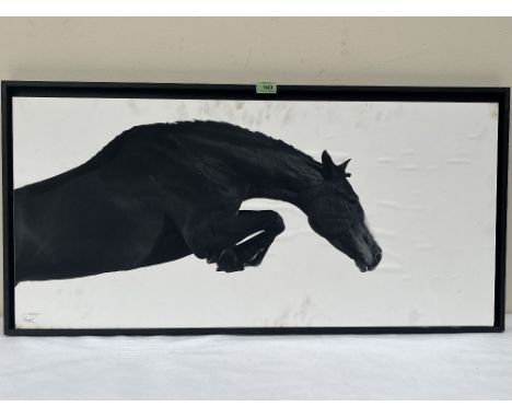 CHRISTIAN SCHWETZ. BRITISH 1967-2022 White Jumper. Inscribed verso. Photographic print on board 17' x 36'. Prov: The artist's