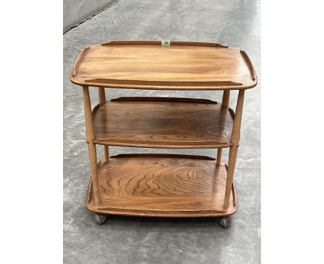 An Ercol three tier tea trolley