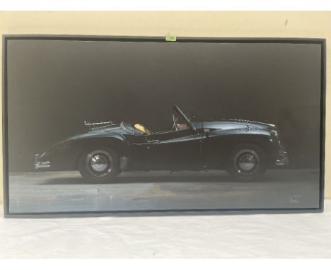 CHRISTIAN SCHWETZ. BRITISH 1967-2022 Study of a Jowett Jupiter. Photographic print on canvas paper 25' x 47'. Prov: The artis