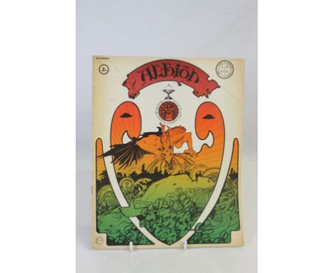 Music Memorabilia - Albion Magazine issue No.1 the first issue of this magazine from 1968 with the artwork created by Michael