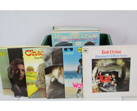 Vinyl - Rock &amp; Pop -  collection of approx 30 LP's to include Bob Dylan, Elvis, The Peddlers, Roy Orbison, Rick Nelson, E
