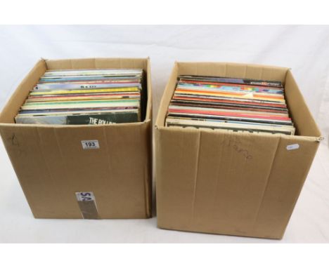 Vinyl - Over 150 LP's 7 inch and 12 inch singles spanning genres and decades to include Stevie Wonder, Ray Charles, Rolling S