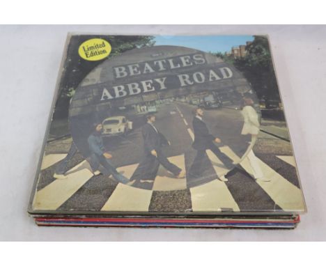 Vinyl - The Beatles - Collection of 8 LP's to include some first pressings, as well as foreign pressings featuring a Dutch Ab