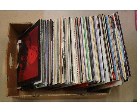 A Collection of approx 120 vinyl LP's and 12" singles mainly from the 80's to include Simple Minds, Japan &amp; Michael Jacks