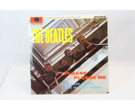 Vinyl - The Beatles - Please Please Me (PMC 1202) fifth pressing, recording first published 1963 added to label, E J Day prin