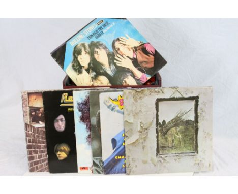 Vinyl - Approx 30 rock &amp; pop LP's to include Led Zeppelin, Jimi Hendrix, Rolling Stones, David Bowie, Siouxsie &amp; The 