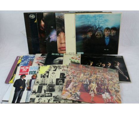 Vinyl - The Rolling Stones and others - Collection of 12 albums from the Stones to include Big Hits, Let It Bleed, Sticky Fin