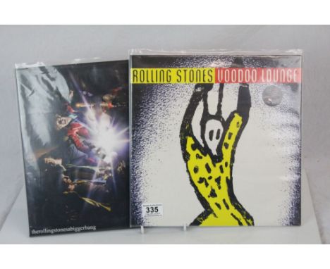 Vinyl - The Rolling Stones - Two LP's to include A Bigger Bang and Voodoo Lounge.  Sleeves &amp; Vinyl EX 