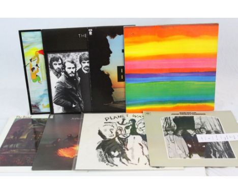 Vinyl - Bob Dylan &amp; The Band - 8 LP's to include John Wesley Harding, Planet Waves, Northern Lights, Cahoots  etc.  Sleev