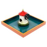 Märklin Teich, Antriebsmodell, HL, ohne Boote, tw gealterter Lack, L 18,5, Z 2-3